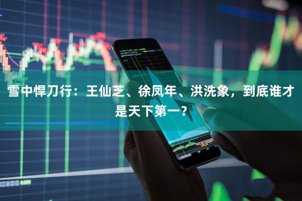 雪中悍刀行：王仙芝、徐凤年、洪洗象，到底谁才是天下第一？